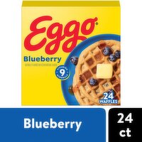 Eggo Blueberry Waffles Family Pack, 24 count, 29.6 oz