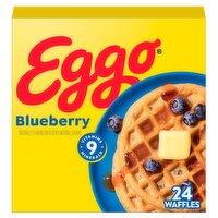Eggo Blueberry Waffles Family Pack, 24 count, 29.6 oz