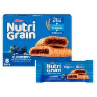 Kellogg's Nutri-Grain Blueberry Breakfast Bars, 1.3 oz, 8 count