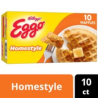 Kellogg's Eggo Homestyle Waffles, 10 count, 12.3 oz