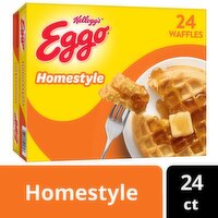 Eggo Homestyle Waffles Family Pack, 24 count, 29.6 oz