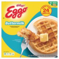 Kellogg's Eggo Buttermilk Waffles Family Pack, 24 count, 29.6 oz, 29.6 Ounce