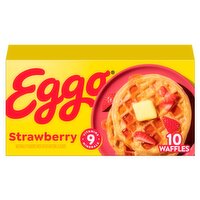 Kellogg's Eggo Strawberry Waffles, 10 count, 12.3 oz