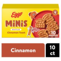 Eggo Minis Cinnamon Toast Waffles, 10 count, 10.75 oz