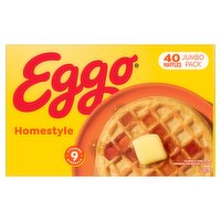 Kellogg's Eggo Homestyle Waffles, 40 count, 49.3 oz