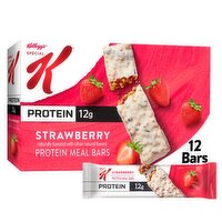 Kellogg's Special K Strawberry Protein Meal Bars Value Size, 1.59 oz, 12 count