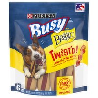 Purina Busy with Beggin' Twist'd! Chewbone Dog Treats, Small/Med, 6 count, 21 oz