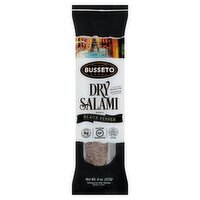 Busseto Foods Dry Salami Rolled in Black Pepper, 8 oz