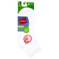 Hanes ComfortSoft Lightweight Ankle Socks, 5-9, 3 pairs