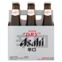 Asahi Super Dry Taste Beer, 11.2 fl oz, 6 count