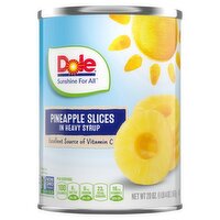 Dole Pineapple Slices in Heavy Syrup, 20 oz, 20 Ounce