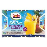 Dole 100% Pineapple Mango Juice, 6 fl oz, 6 count