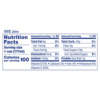 Dole 100% Pineapple Mango Juice, 6 fl oz, 6 count