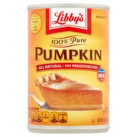 Libby's 100% Pure Pumpkin, 15 oz, 15 Ounce