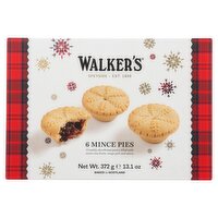 Walker's Mince Pies, 6 count, 13.1 oz