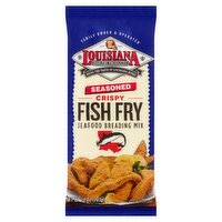 Louisiana Fish Fry Products Seasoned Crispy Fish Fry Seafood Breading Mix, 10 oz