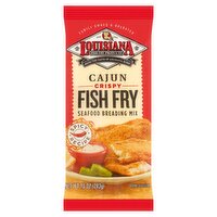 Louisiana Fish Fry Products Cajun Crispy Fish Fry Seafood Breading Mix, 10 oz, 10 Ounce