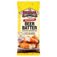 Louisiana Seasoned Beer Batter Seafood Batter Mix, 8.5 oz, 8.5 Ounce