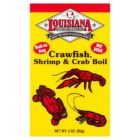 Louisiana Fish Fry Products Crawfish, Shrimp & Crab Boil, 3 oz, 3 Ounce