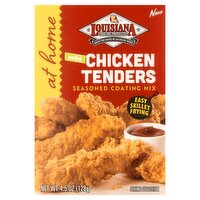 Louisiana Fish Fry Products At Home Mild Chicken Tenders Seasoned Coating Mix, 4.5 oz, 4.5 Ounce