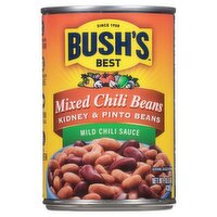 Bush's Best Mild Chili Sauce Mixed Kidney & Pinto Beans, 15.5 oz, 15.5 Ounce