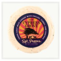 Cypress Grove Sgt. Pepper Fresh Goat Milk Cheese, 4 oz