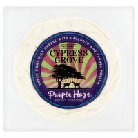 Cypress Grove Purple Haze Fresh Goat Milk Cheese with Lavender and Fennel Pollen, 4 oz