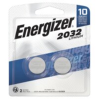 Energizer 2032 Batteries (2 Pack), 3V Lithium Coin Batteries