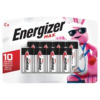 Energizer MAX C Batteries (8 Pack), C Cell Alkaline Batteries