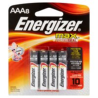 Energizer Max + Power Seal AAA 1,5V Alkaline Batteries, 8 count