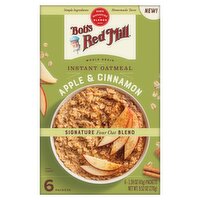 Bob's Red Mill Apple & Cinnamon Whole Grain Instant Oatmeal, 1.59 oz, 6 count