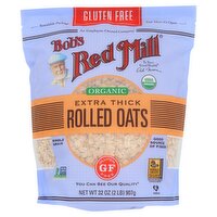 Bob's Red Mill Gluten Free Organic Thick Rolled Oats, 32 oz