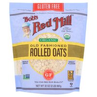 Bob's Red Mill Organic Old Fashioned Rolled Oats, 32 oz