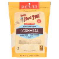 Bob's Red Mill Gluten Free Medium Grind Cornmeal, 24 oz, 24 Ounce