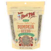 Bob's Red Mill Organic Premium Shelled Pepitas Pumpkin Seeds, 12 oz, 12 Ounce