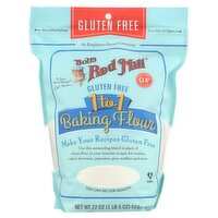 Bob's Red Mill Gluten Free 1-to-1 Baking Flour, 22 oz, 22 Ounce