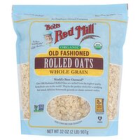 Bob's Red Mill Organic Old Fashioned Rolled Oats, 32 oz