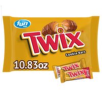 Twix Caramel & Milk Chocolate Cookie Bars Fun Size, 10.83 oz