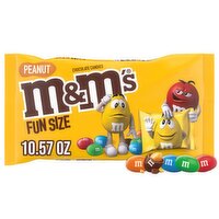 M&M's Peanut Chocolate Candies Fun Size, 10.57 oz