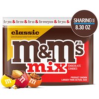 M&M'S Classic Mix Chocolate Candies Sharing Size, 8.30 oz
