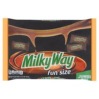 Milky Way Creamy Caramel Smooth Nougat Bar Fun Size Jumbo Bag, 18.47 oz