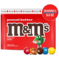 M&M's Peanut Butter Chocolate Candies Sharing Size, 9.0 oz