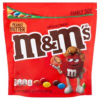 M&M's Peanut Butter Chocolate Candies Family Size, 17.20 oz