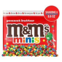 M&M'S Minis Peanut Butter Chocolate Candy Bag