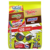 Mars Variety Bag Life Savers, Milky Way, Twix, Skittles and Snickers Candies, 120 count, 49.9 oz