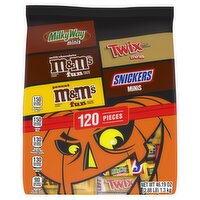 Mars Variety Bag Milky Way, M&M's, Twix, and Snickers Candies, 120 count, 46.19 oz