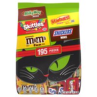 Mars Variety Bag Milky Way, Skittles, Starburst, M&M's and Snickers Candies, 195 count, 4.81 lb
