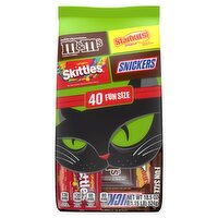 Mars Variety Bag M&M's, Starburst, Skittles and Snickers, Candies Fun Size, 40 count, 18.5 oz