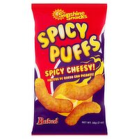 Sunshine Snacks Baked Spicy Puffs, 2 oz