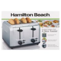 Hamilton Beach Brushed Stainless Steel 4 Slice Toaster